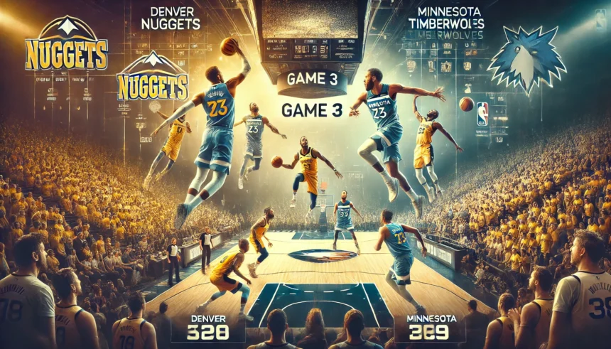 Denver nuggets vs timberwolves match player stats